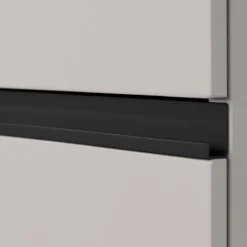 Aktenschrank mit Schublade Soft-Close 81x120x40 cm Greige