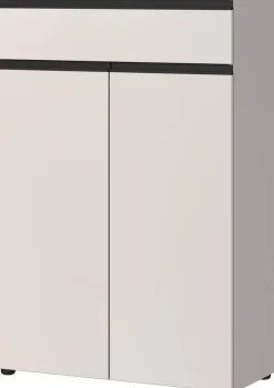 Aktenschrank mit Schublade Soft-Close 81x120x40 cm Greige