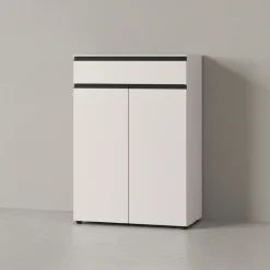 Aktenschrank mit Schublade Soft-Close 81x120x40 cm Greige