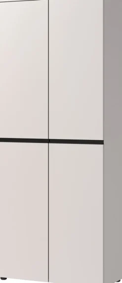 Aktenschrank STUTTGART, 197 cm hoch, 5 Ordnerhöhen, Soft-Close Greige