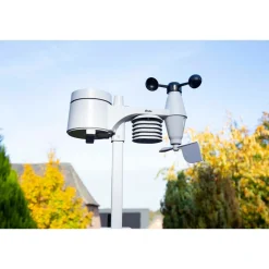 Alecto Professionelle Wetterstation mit Funksensor schwarz
