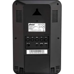 Alecto Professionelle Wetterstation mit Funksensor schwarz