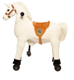 Animal Riding Reitpferd Snowy small (Kinder 3 Jahre, Sattelhöhe 56 cm, Rollen)
