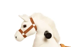 Animal Riding Reitpferd Snowy small (Kinder 3 Jahre, Sattelhöhe 56 cm, Rollen)