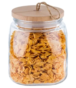 APS Vorratsglas Woody mit Holzdeckel versch. Ausführungen