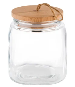 APS Vorratsglas Woody mit Holzdeckel versch. Ausführungen