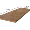 Arbeitsplatte 190 cm 38 mm Küchenzeile Küchenblock Eiche Lancelot Küche Vigo