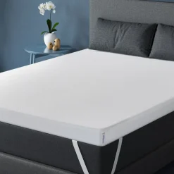 Arensberger Matratzen Topper PREMIUM, 90x200cm, Gelschaum Matratzentopper, waschbarer Bezug, geeignet für Federkern & Schaumstoff Matratzen, H2 H3, Matratzenauflage Höhe 8cm