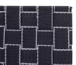 Aufbewahrungskorb MCW-C37, Dekokorb Korb Körbchen Aufbewahrung Regalkorb Deko 12x19x19cm ~ dunkelgrau