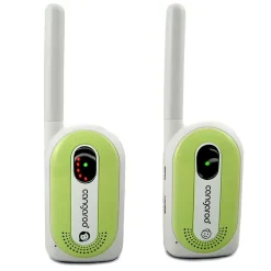Babyphone Maternal Instinct bis 1,3 km Reichweite, Empfänger mit Gürtelclip grün