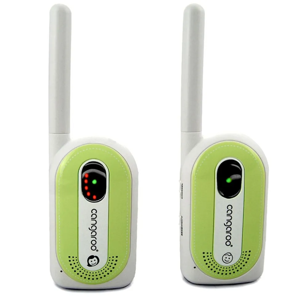 Babyphone Maternal Instinct bis 1,3 km Reichweite, Empfänger mit Gürtelclip grün