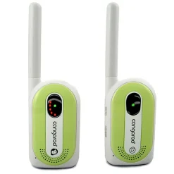 Babyphone Maternal Instinct bis 1,3 km Reichweite, Empfänger mit Gürtelclip grün