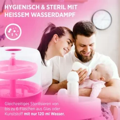 Babyruf BS 29 Babyflaschen-Sterilisator für 6 Flaschen