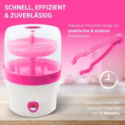 Babyruf BS 29 Babyflaschen-Sterilisator für 6 Flaschen