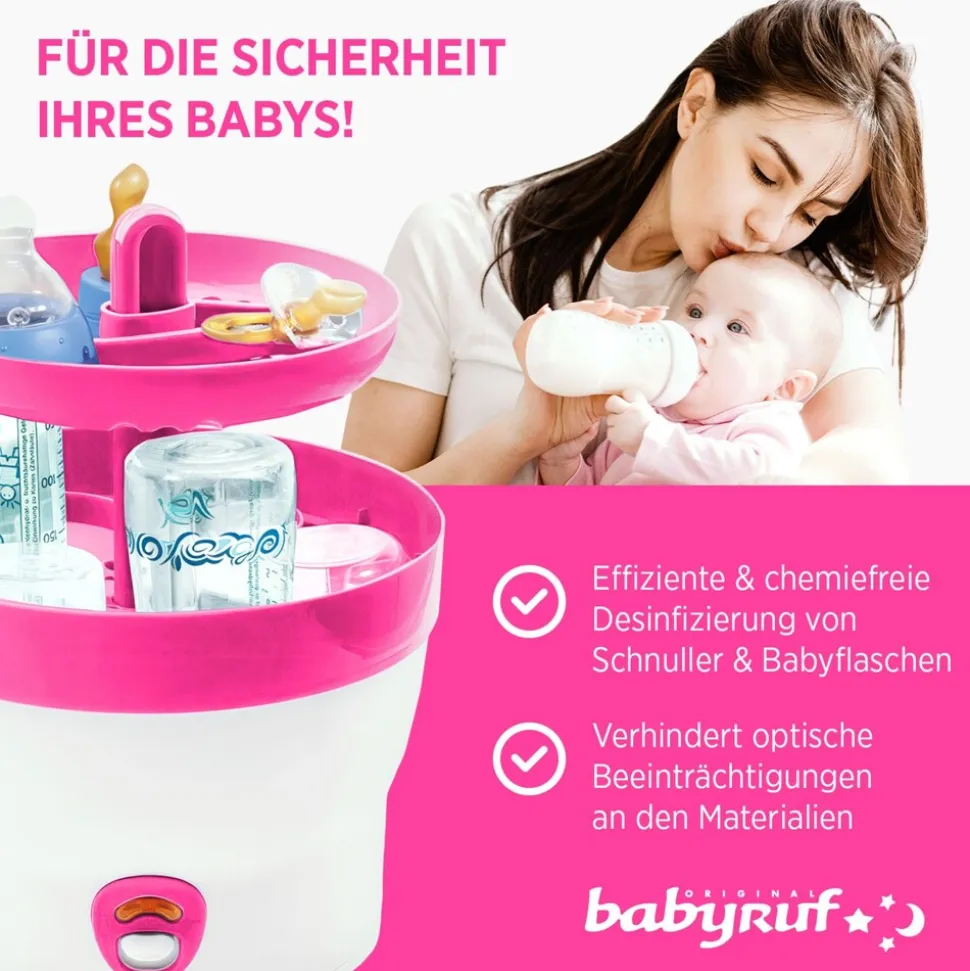Babyruf BS 29 Babyflaschen-Sterilisator für 6 Flaschen