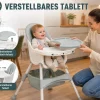 Baby Vivo Design 2in1 Kinderhochstuhl - Oscar Türkis