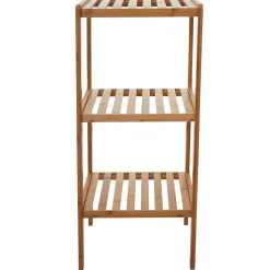 Badezimmerset MCW-B18, Komplett Badezimmer Badmöbel Badset Badschrank, Bambus
