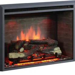 BALDERIA Elektrokamin Calida 33 - Einbau mit Heizung 2000 W, 3D-Flamme