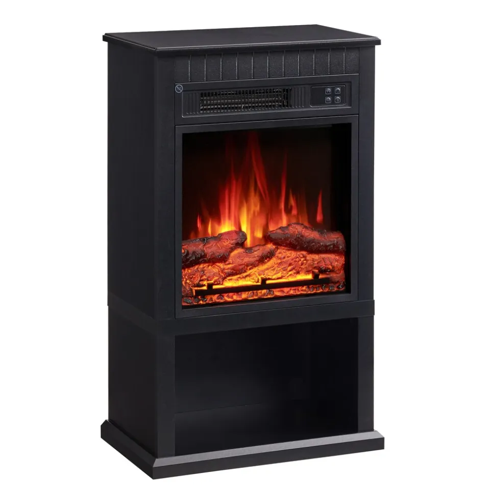 BALDERIA Elektrokamin Ember - Standkamin, Heizung 2000 W, schwarz