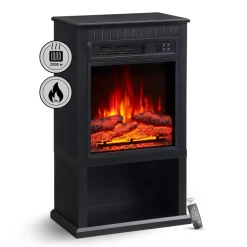 BALDERIA Elektrokamin Ember - Standkamin, Heizung 2000 W, schwarz