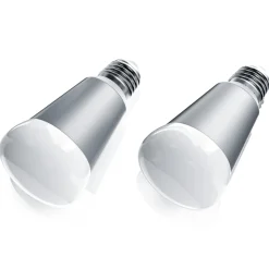 BEARWARE 2x Smarte LED-Leuchte, Wifi Smart Lampe, RGB Farbwechsel dimmbar, E27-Gewinde, 7W, 420 Lumen
