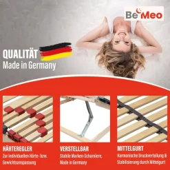 BeMeoBeMeo Lattenrost Komfort100 x 200 cm