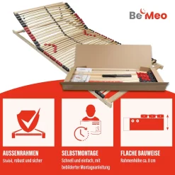 BeMeoBeMeo Lattenrost Komfort100 x 200 cm