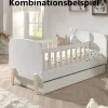 Bettschublade Kiddy 70 x 140 cm weiß