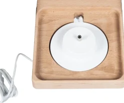 BOARTI Kinderregal Buchstabe T | hängend für Toniebox und Tonie Figuren | platzsparendes Regal | H. 54 x B. 45 x T. 19 | Wandregal Musikbox und Figuren Aufbewahrung Magneteinsätzen | Aufbewahrungsregal Holz