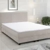 Boxspringbett Boxbett Glenn 1 Hotelbett 140x200 Bett Topper Cordstoff Beige