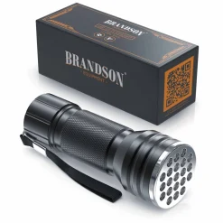 Brandson UV Taschenlampe, Schwarzlicht mit 21 LEDs für Detektionen