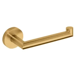 Brillantbad BABLO Papierrollenhalter ohne Deckel Messing Gold matt 70x175x55 mm für Bad & WC >> zum Bohren oder Kleben*
