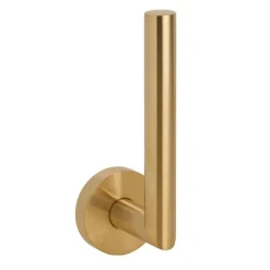 Brillantbad BABLO Papierrollenhalter ohne Deckel Messing Gold matt 65x55x165 mm für Bad & WC >> zum Bohren oder Kleben*