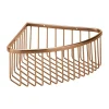 Brillantbad BAMBER Eckseifenkorb Messing Gold Kupfer matt 265x90x205 mm für Bad & Küche >> zum Bohren