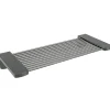 Brillantbad BAPHIT Duschablage Edelstahl Messing Metallic Grau matt 110x270x40 mm für Bad & WC >> zum Bohren