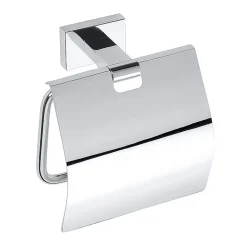 Brillantbad BASA Papierrollenhalter mit Deckel Messing Chrom 125x125x65 mm für Bad & WC ><noscript><img width=