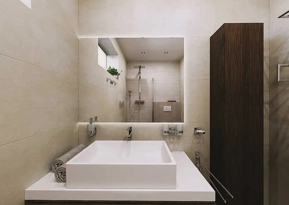 Brillantbad BASA WC-Bürstengarnitur stehend oder hängend Messing Chrom 80x365x80 mm für Bad & WC >> zum Bohren oder Freistehend anwendbar