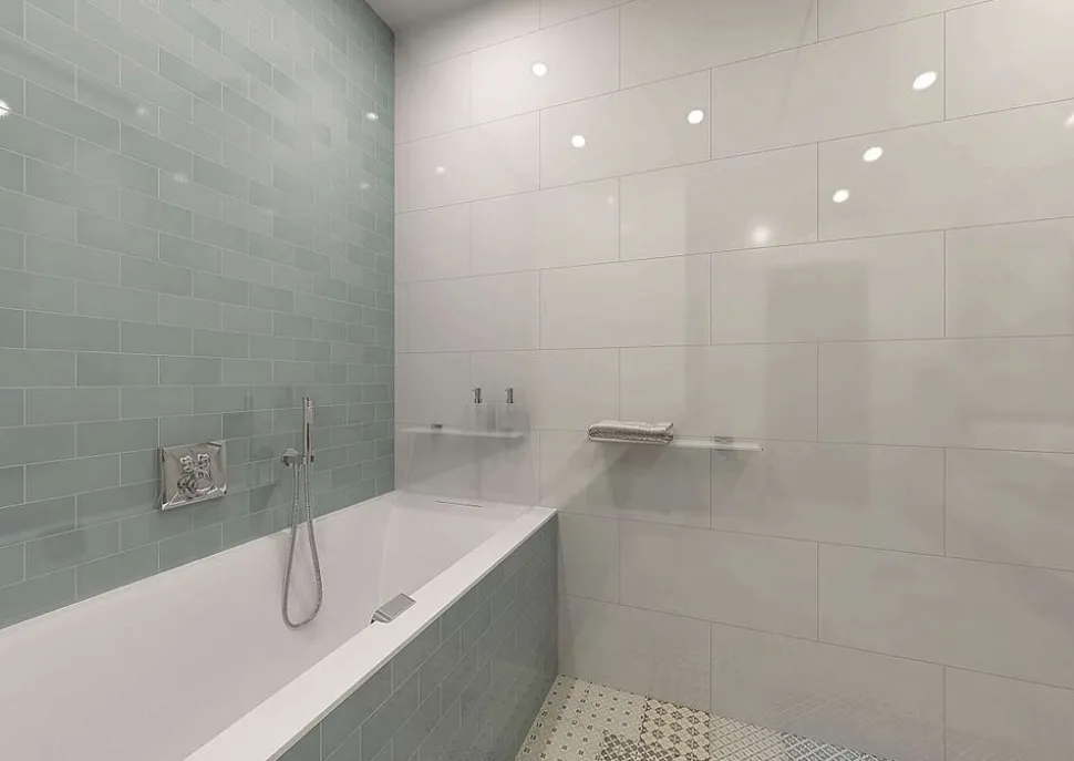 Brillantbad BASA WC-Bürstengarnitur mit Glasbehälter Messing Milchglas Chrom 112x360x150 mm für Bad & WC >> zum Bohren