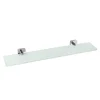 Brillantbad BASI Glasablage Messing Glas Chrom poliert 600x50x132 mm für Bad & WC >> zum Bohren