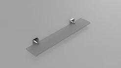 Brillantbad BASI Glasablage Messing Glas Chrom poliert 600x50x132 mm für Bad & WC >> zum Bohren