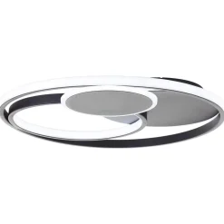 BRILLIANT Ø 50 cm, 5200 lm, 3000-6500 K, dimmbar, Fernbedienung, schwarz Ø 50 cm, 5200 lm, 3000-6500 K, dimmbar, Fernbedienung, schwarz