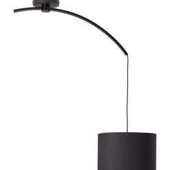 BRILLIANT Daria Pendelleuchte mit Auslegearm schwarz Innenleuchten,Pendelleuchten | 1x A60, E27, 40W, geeignet für Normallampen (nicht enthalten) | In der Höhe einstellbar / Kabel kürzbar