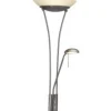Brilliant Finn LED Deckenfluter mit Lesearm dimmbar warmweiß