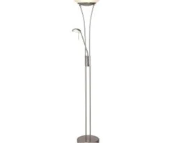 Brilliant Finn LED Deckenfluter mit Lesearm dimmbar warmweiß