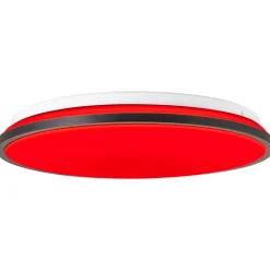 Brilliant Heida LED Deckenleuchte 39cm schwarz, Metall/Kunststoff, 1x 24 W LED integriert, (Lichtstrom: 2500lm, Lichtfarbe: 3000-6500K)