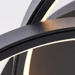 BRILLIANT Labyrinth LED Deckenleuchte 40cm schwarz | 1x LED integriert, 40W LED integriert (SMD), (Lichtstrom: 4700lm, Lichtfarbe: 3000K)