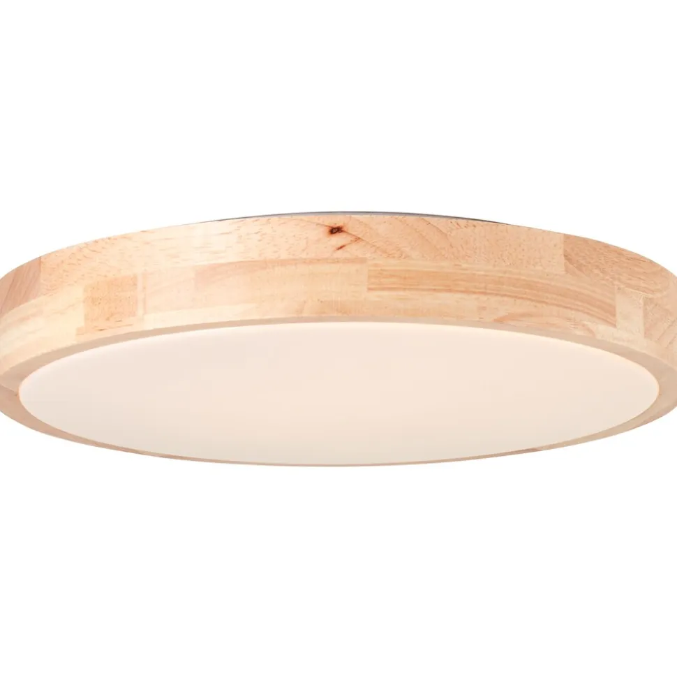 Brilliant Moreen LED Deckenleuchte 34cm holz, Holz/Kunststoff/Metall, 1x 14 W LED integriert, (Lichtstrom: 1300lm, Lichtfarbe: 3000-4500K)