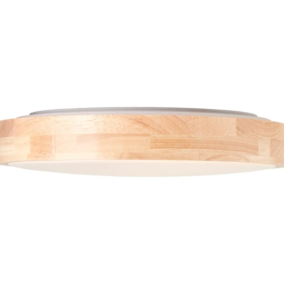 Brilliant Moreen LED Deckenleuchte 34cm holz, Holz/Kunststoff/Metall, 1x 14 W LED integriert, (Lichtstrom: 1300lm, Lichtfarbe: 3000-4500K)