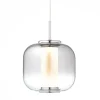 BRILLIANT Rafa LED Pendelleuchte 1flg chrom/rauchglas Innenleuchten,Pendelleuchten | 1x 7W LED integriert, (Lichtstrom: 437lm, Lichtfarbe: 3000K) | In der Höhe einstellbar / Kabel kürzbar
