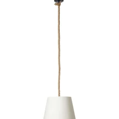 BRILLIANT Sailor Pendelleuchte 35cm natur/weiß Innenleuchten,Pendelleuchten | 1x A60, E27, 40W, geeignet für Normallampen (nicht enthalten) | Für LED-Leuchtmittel geeignet